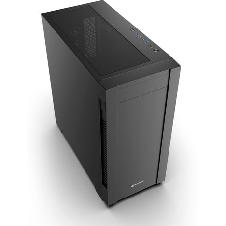 Obudowa midi tower Sharkoon s25-v2 (czarna | 2x USB-A | 1x USB-C)
