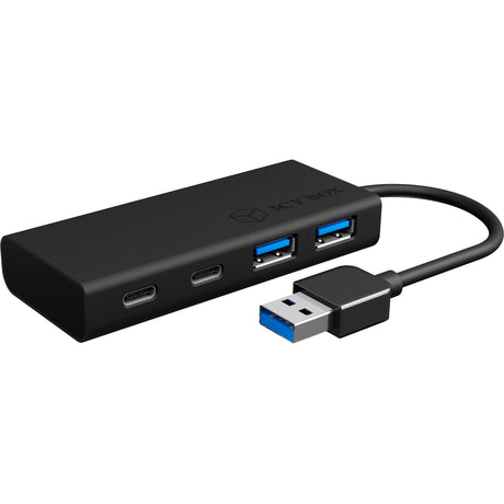 Icy box ib-hub1426-u3 Hub USB (czarny, 2x USB-A 3.2 (5 Gbit s), 2x USB-C 3.2 (5 Gbit s))