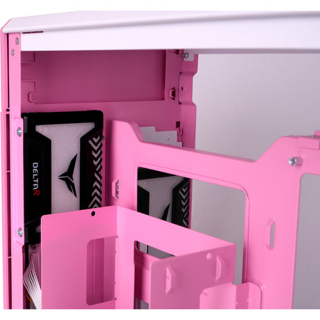 Obudowa mini tower Thermaltake tr100 w kolorze bąbelkowego różu (różowy | 2x USB-A | 1x USB-C)