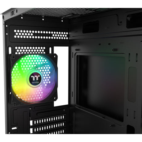 Obudowa mini tower Thermaltake View 170 ws argb (kolor czarnego drewna | 2x usb-a | rgb | okno)