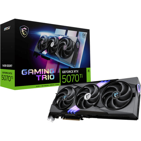 Karta graficzna MSI GeForce RTX 5070 Ti 16G Gaming Trio OC (3x Display Port, 1x HDMI)