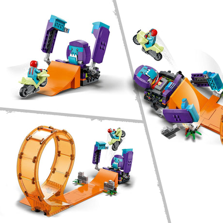 Lego City — zabawka konstrukcyjna z szympansem, który robi pętlę (60338)