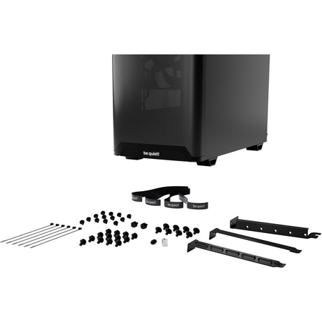 Bądź cicho! Obudowa Midi Tower z okienkiem pure base 501 (czarna | 2x USB-A | 1x USB-C | szkło hartowane)