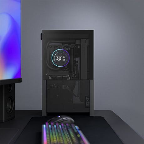 Obudowa Nzxt h2 flow mini tower (czarna | 2x USB-A | 1x USB-C | szkło hartowane)