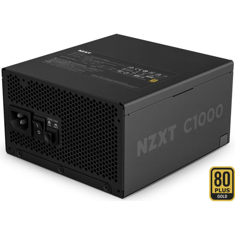 Modułowy zasilacz Nzxt c1000 atx 3.1 o mocy 1000 W (czarny, 1x 12v-2x6, 3x pcie)