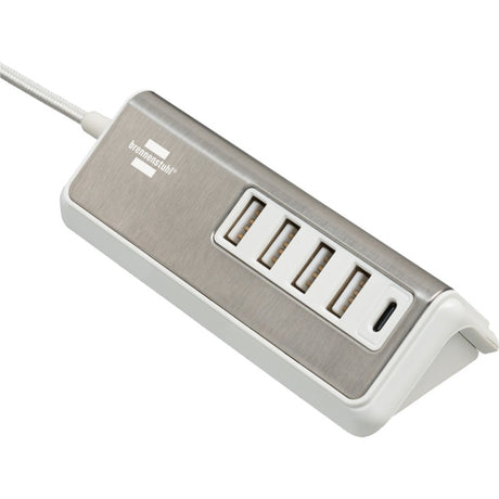 Ładowarka USB Brennerstuhl estilo (biała stal nierdzewna)