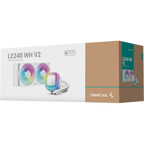 Chłodzenie wodne Deepcool le240 v2 (białe)