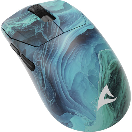 Mysz do gier Sharkoon sgm25w (turkusowy niebieski, 12 000 dpi, diody LED rgb)