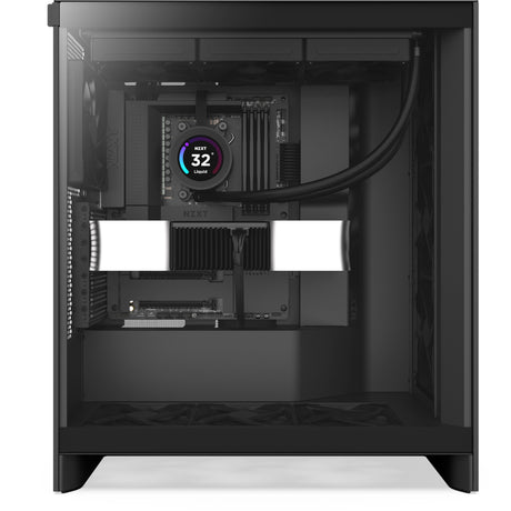 Obudowa midi tower Nzxt h7 flow (2024) (czarna | 2x USB-A | 1x USB-C | szkło hartowane)