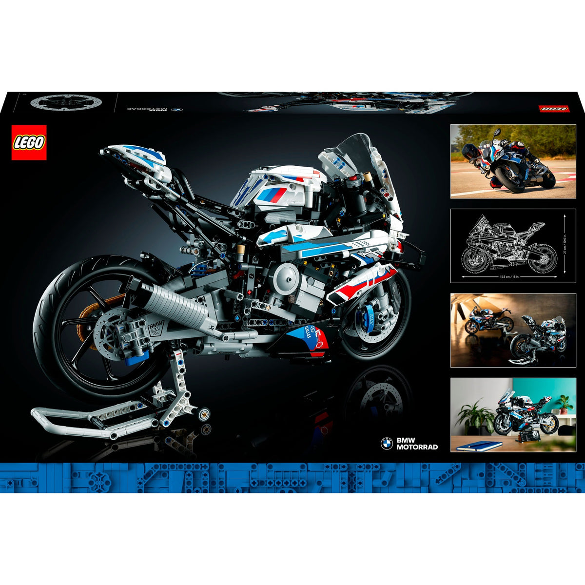 Lego technic - zabawka konstrukcyjna BMW m 1000 rr (42130)