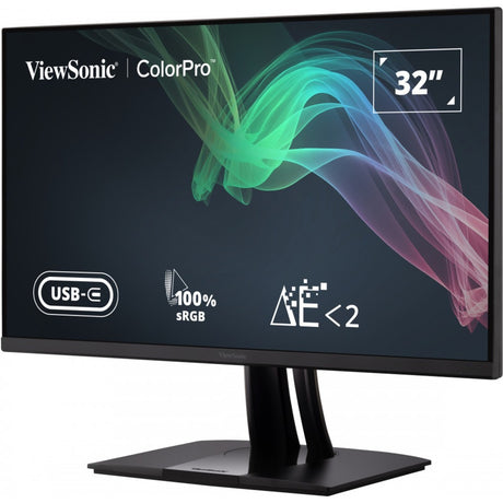 Monitor Viewsonic VP3256-4k 31,5 (czarny (matowy), 2x HDMI, 1x Display Port, USB-A, USB-B, USB-C)