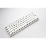 Ducky one 3 klasyczna, czysta biała klawiatura mechaniczna SF RGB (biała, układ US (Qwerty), wiśniowy MX brązowy, 65%, diody LED RGB, podwójny strzał PBT, możliwość wymiany podczas pracy, mechanika Quack)
