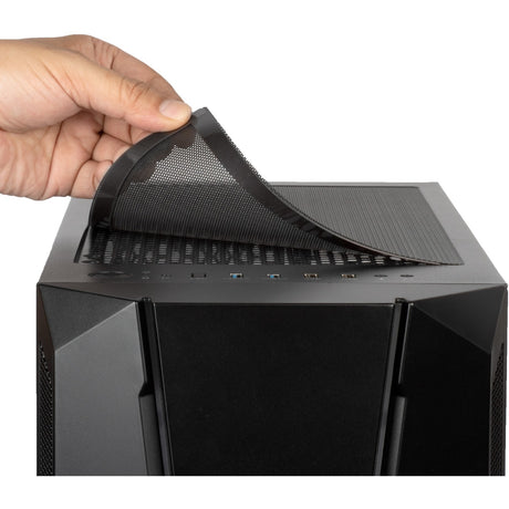 Obudowa midi tower Silverstone sst-fav1mb-pro (czarna | 4x USB-A | RGB | okienko)
