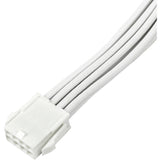 Kabel przedłużający Silverstone sst-pp07e-pci8w-v2, pcie 8pin (6+2) (biały, 30 centymetrów)