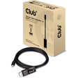 Adapter Club 3D USB-C > DisplayPort 1.4 (czarny, 1,8 m)
