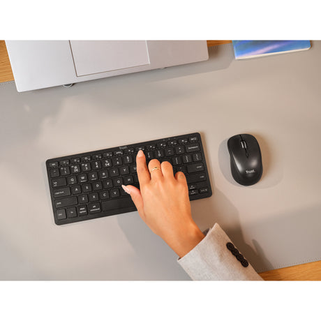 Zaufaj klawiaturze bluetooth nado ii (czarna, układ amerykański (qwerty), przełączniki nożycowe, 80% (tkl), bluetooth)