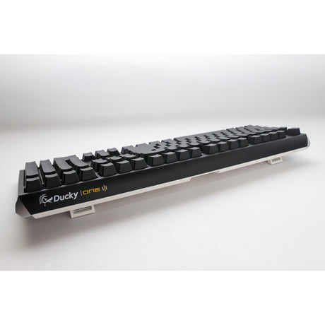 Ducky one 3 klasyczna klawiatura mechaniczna rgb (czarna, układ amerykański (qwerty), wiśnia mx speed silver, 100%, dioda rgb, double-shot pbt, hot-swap, mechanika szarlatanu)