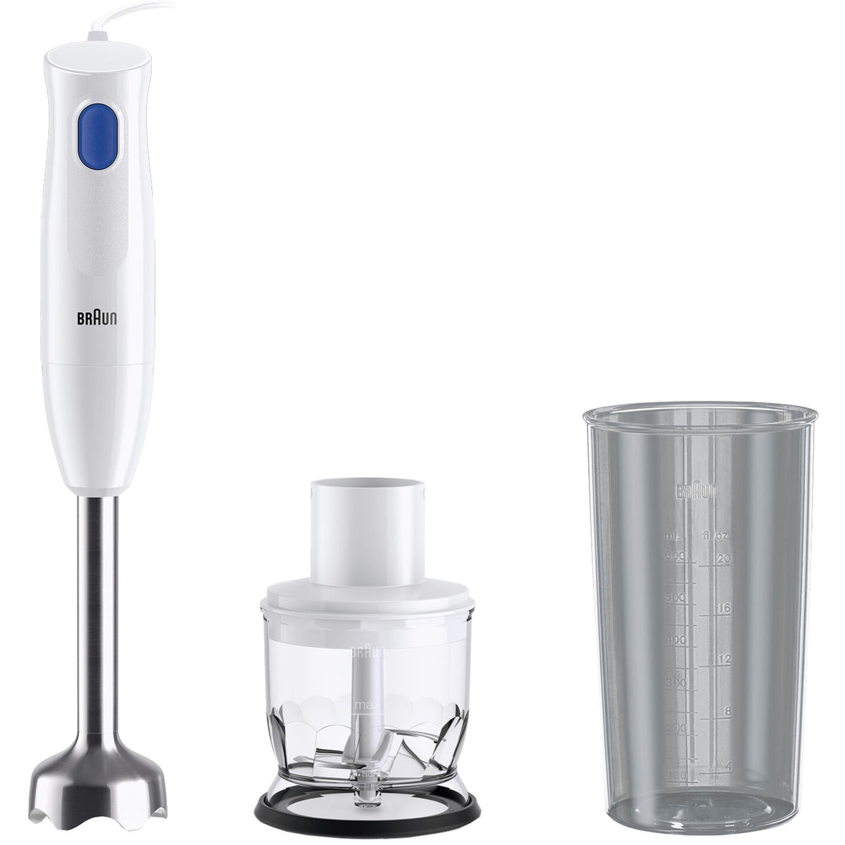 Blender ręczny Braun multiquick 1 mq10.201m (biały)