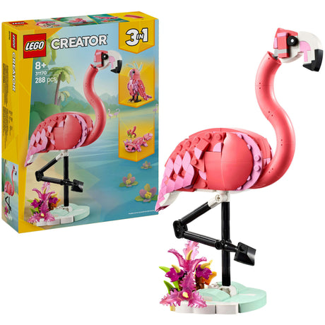 Lego® Creator Dzikie zwierzęta 3 w 1: zestaw różowych flamingów - 31170