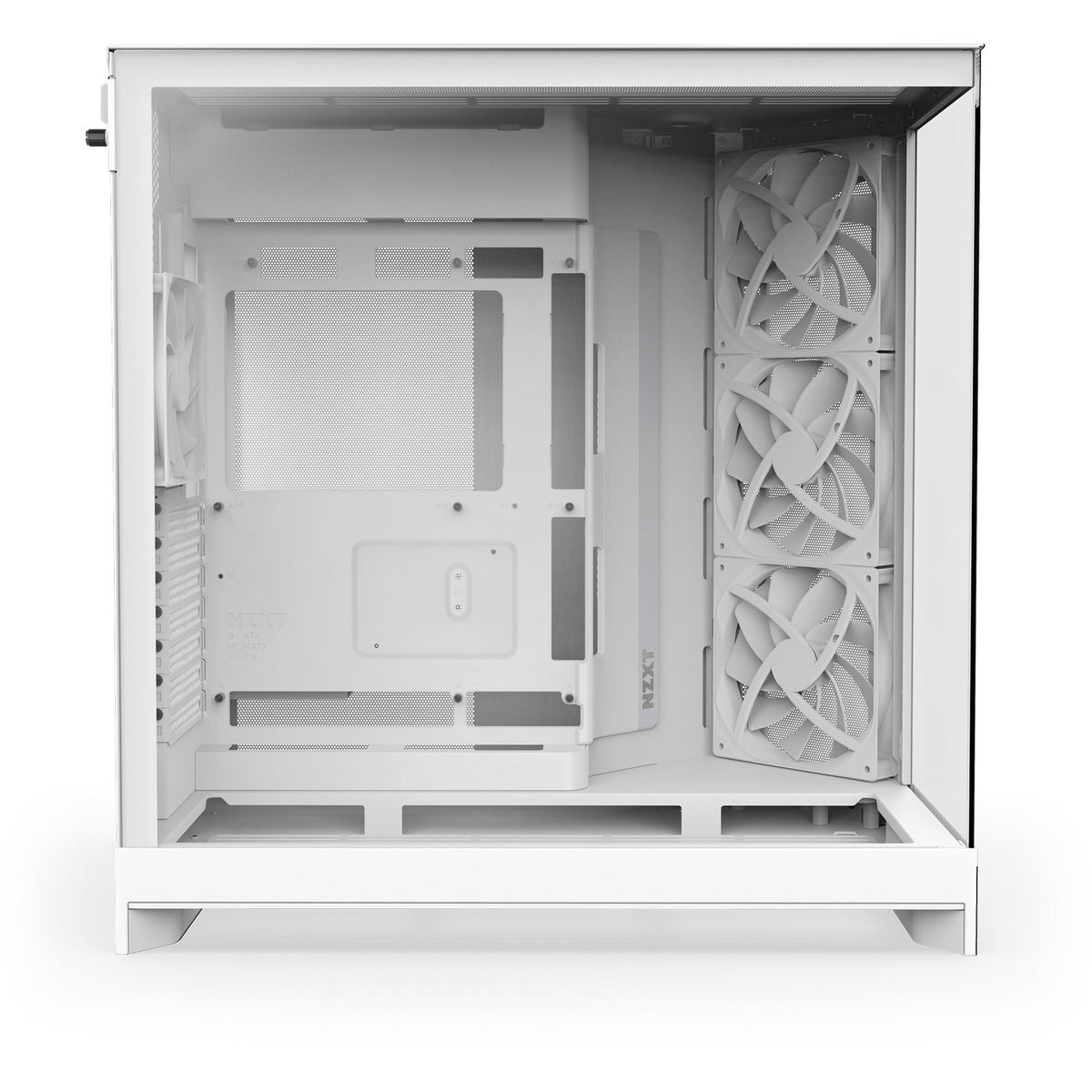 Obudowa midi tower Nzxt h9 flow (biała (matowa) | 2x USB-A | 1x USB-C | szkło hartowane)