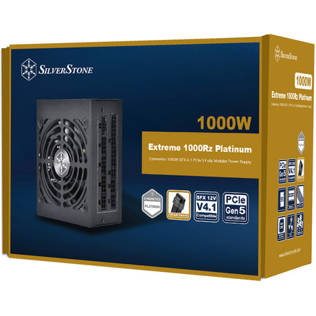 Zasilacz modułowy Silverstone Extreme 1000rz Platinum o mocy 1000 W (czarny, 1x 12v-2x6, 4x pcie)