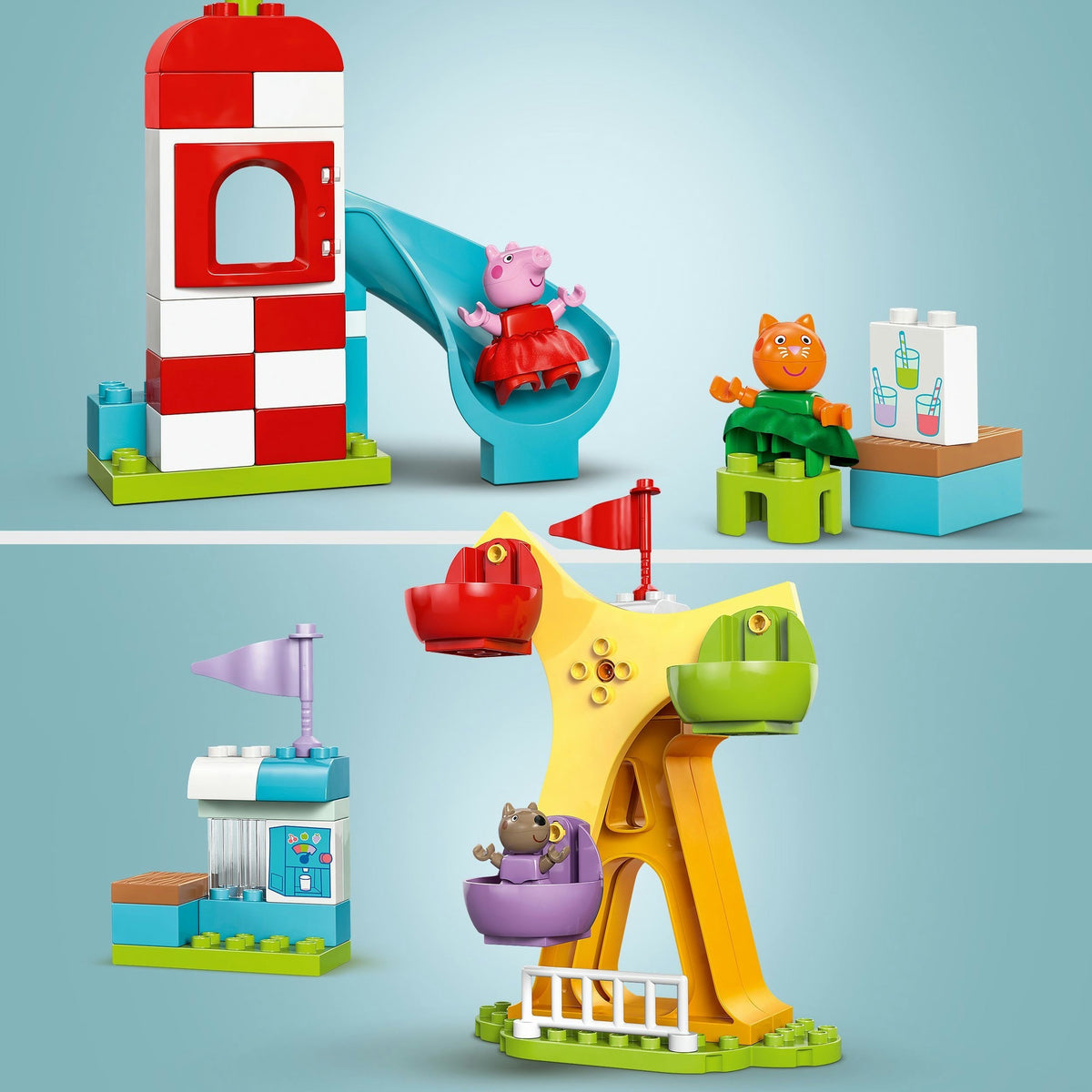 Lego ® duplo® Jarmark Świnki Peppy - zabawki dla najmłodszych - 10453