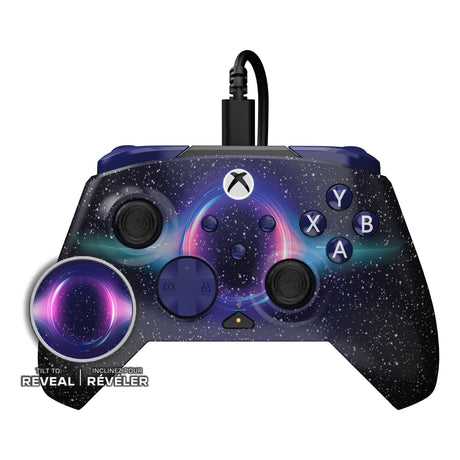 Zaawansowany kontroler przewodowy Turtle Beach Rematch (Dark Cosmos, Xbox Series X|S, Xbox One, PC)
