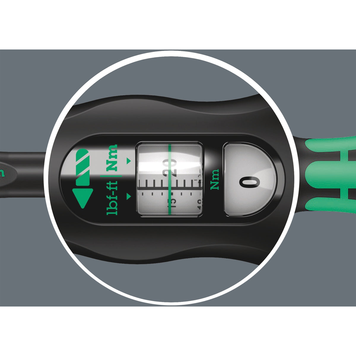 Klucz dynamometryczny Wera Click-Torque 5 z grzechotką odwracalną (czarno-zielony)