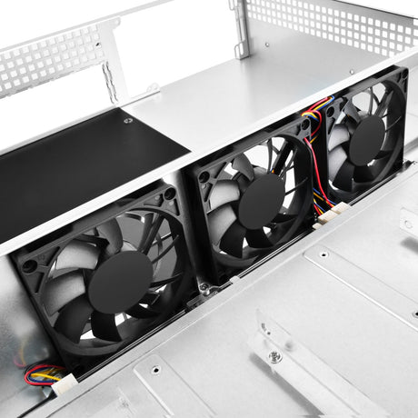 Obudowa rack Silverstone RM21-308 (czarna | 1x USB-A 2.0 | 1x USB-A 3.2 (5 Gbit s))