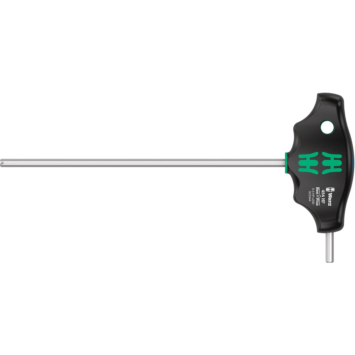 Wera 454 5 hf shk zestaw 1 zestaw wkrętaków Wkrętak z rękojeścią T hex-plus z funkcją przytrzymywania (czarno-zielony, 5 sztuk)