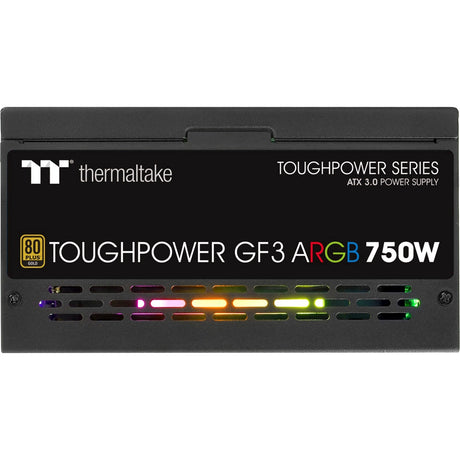 Modułowy zasilacz Thermaltake ToughPower GF3 ARGB Gen 5 EU o mocy 750 W (czarny, 4x PCIe)
