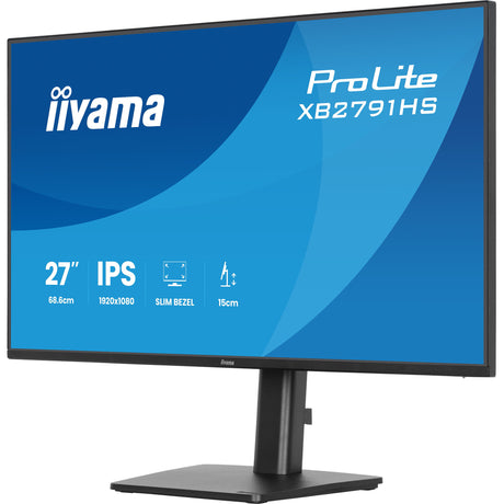 Monitor Iiyama prolite xb2791hs-b1 27 (czarny (matowy), 120 hz, hdmi, displayport, audio)