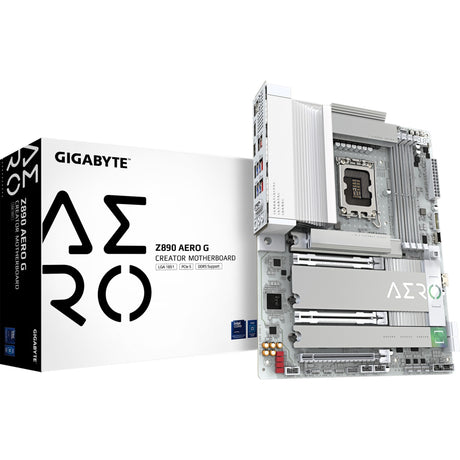 Płyta główna Gigabyte Z890 Aero G Socket 1851 (RAID, 2x 2,5 GB LAN, Wi-Fi 7, BT, dźwięk, ATX)
