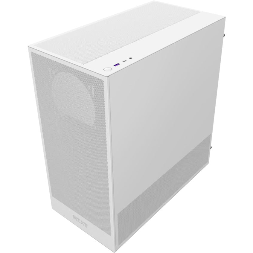 Obudowa midi tower Nzxt h5 flow v2 (biała | 1x USB-A | 1x USB-C | szkło hartowane)