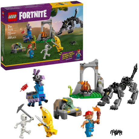 Lego® Fortnite® Obóz Peely'ego i świec zapłonowych — 77075