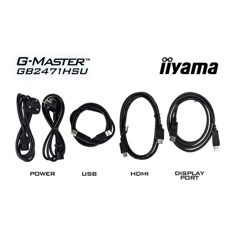 Monitor do gier Iiyama G-Master Red Eagle GB2471HSU-B1 23.8 (czarny, 2x HDMI, Display Port, USB-A, USB-C, 240 Hz)
