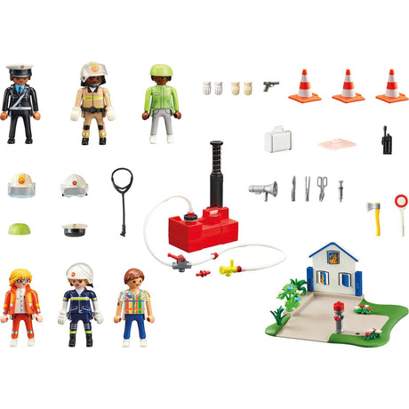 Figurki Playmobil - moje figurki: zabawki konstrukcyjne z misją ratunkową (70980)
