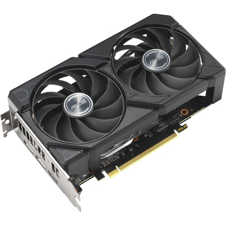 Karta graficzna Asus dual Radeon RX 9060 xt 16 GB (czarna, 2x Display Port, 1x HDMI)
