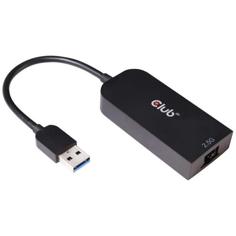 Adapter Club 3D USB-A 3.2 Gen1 > RJ-45 2,5 Gb/s (czarny, 0,16 m)