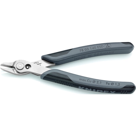 Knipex Electronic Super Knips XL ESD 78 03 140 Szczypce dla elektroników ESD (szare)