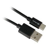 Kabel Sharkoon USB-A 2.0 - USB-C (czarny, 1,5 metra)