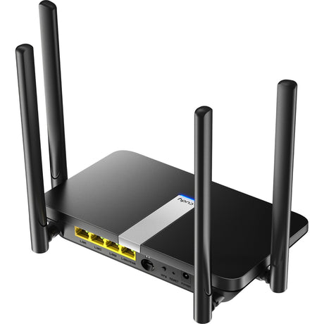 Router Cudy AC1200 Wi-Fi Mesh 4G LTE Cat4 (czarny, siatka, aplikacja, gniazdo nano SIM)
