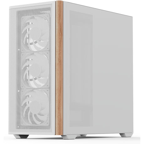 Obudowa mini tower Aerocool b301a (biała | 1x USB-A | 1x USB-C | RGB)