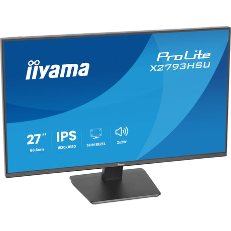 Monitor Iiyama prolite x2793hsu-b1 27 (czarny (matowy), 120 Hz, HDMI, Display Port, USB, audio)