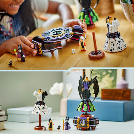 Lego ® Disney Złoczyńcy - Sukienki Maleficent i Cruelli de Mon - 43262