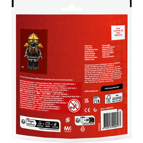 Lego Ninjago 30723 Samochód ninja Cole'a
