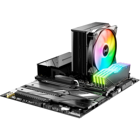 Bądź cicho! Chłodnica procesora Pure Rock 3 LX RGB (czarna)