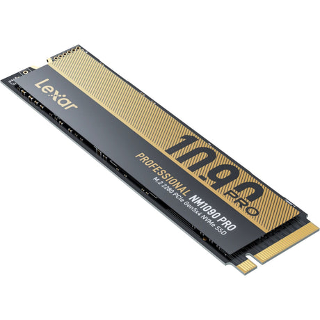 Dysk SSD Lexar nm1090 pro 4 TB (czarne złoto, m.2 2280, PCIe gen 5x4)