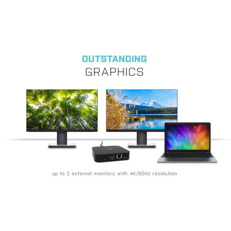 Stacja dokująca I-tec USB-C HDMI DP z zasilaniem 65W + uniwersalna ładowarka 77 W (czarna)