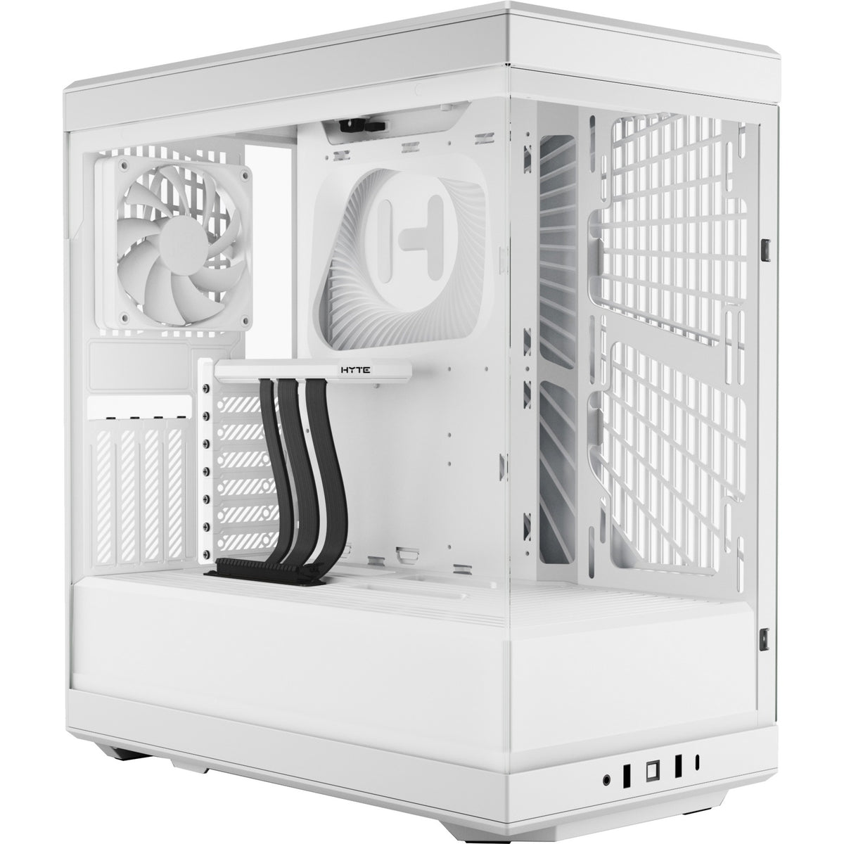 Obudowa midi tower Hyte Y40 (biała | 2x USB-A | 1x USB-C | szkło hartowane)